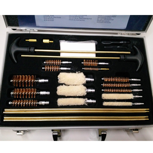 Aluminum Box Multi-functional General Complete Gun Cleaning Tools Kit Copper Rod