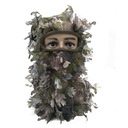 3D Leafy Camouflage Face Mask