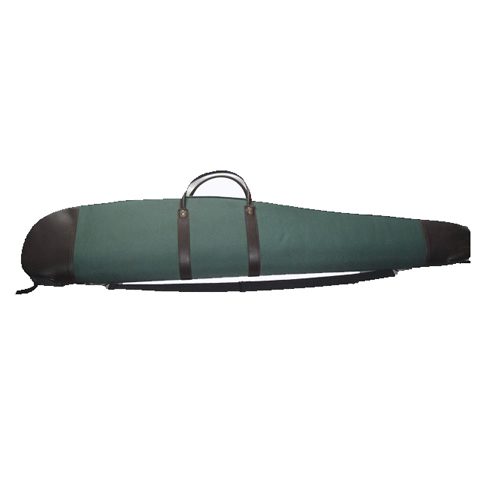 Scoped Rifle Case with Leather Trim