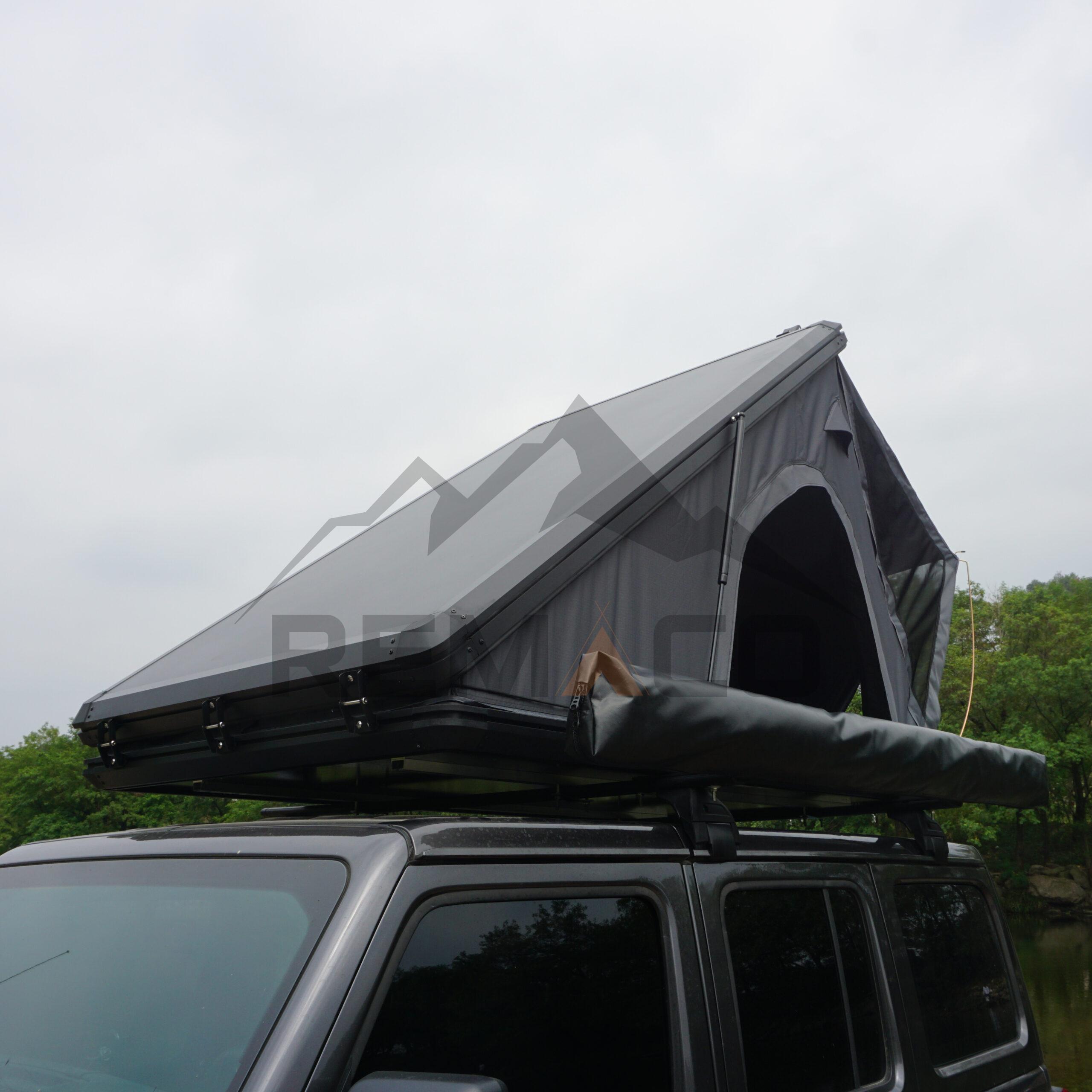 Triangle Aluminum Hard Shell Roof Top Tent - Remaco - Overland ...