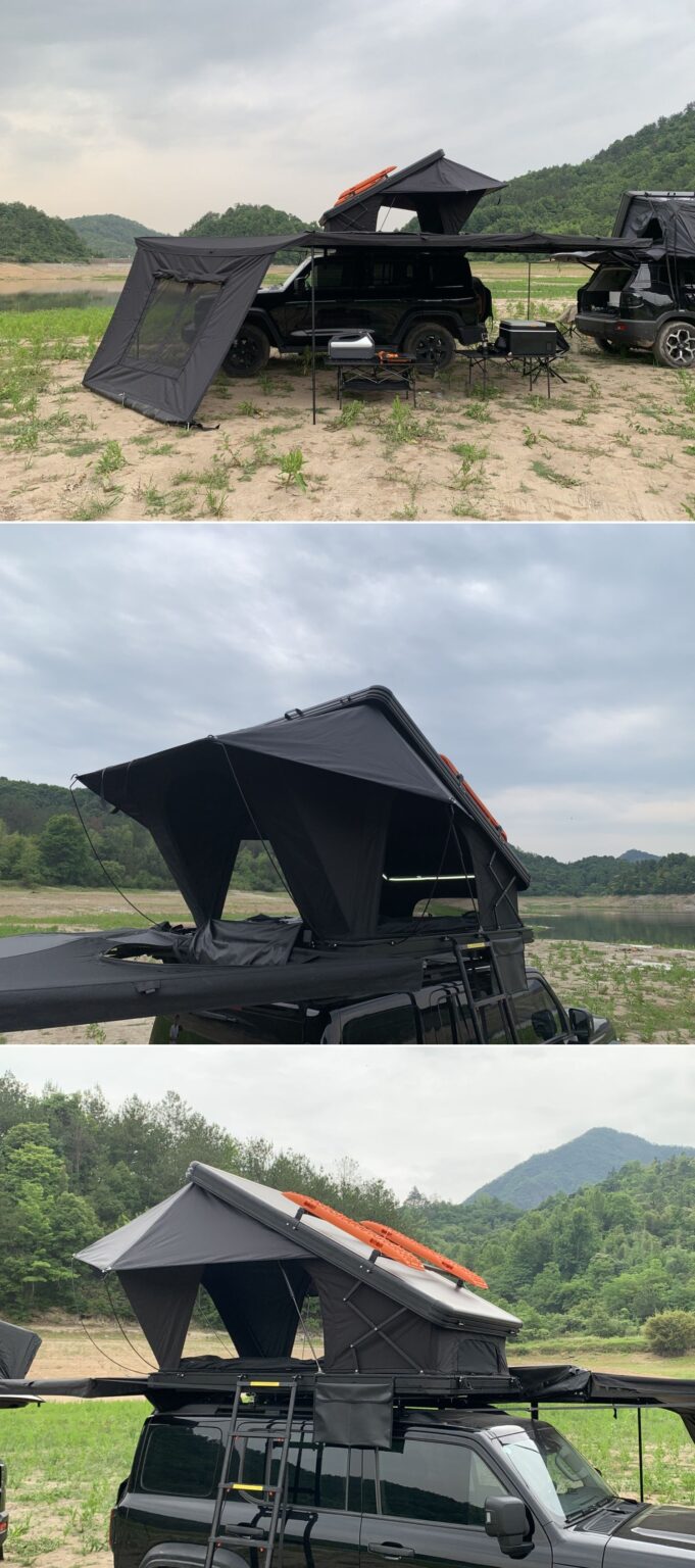 Hard Shell Large Aluminum Roof Top Tent - Remaco - Overland equipment ...